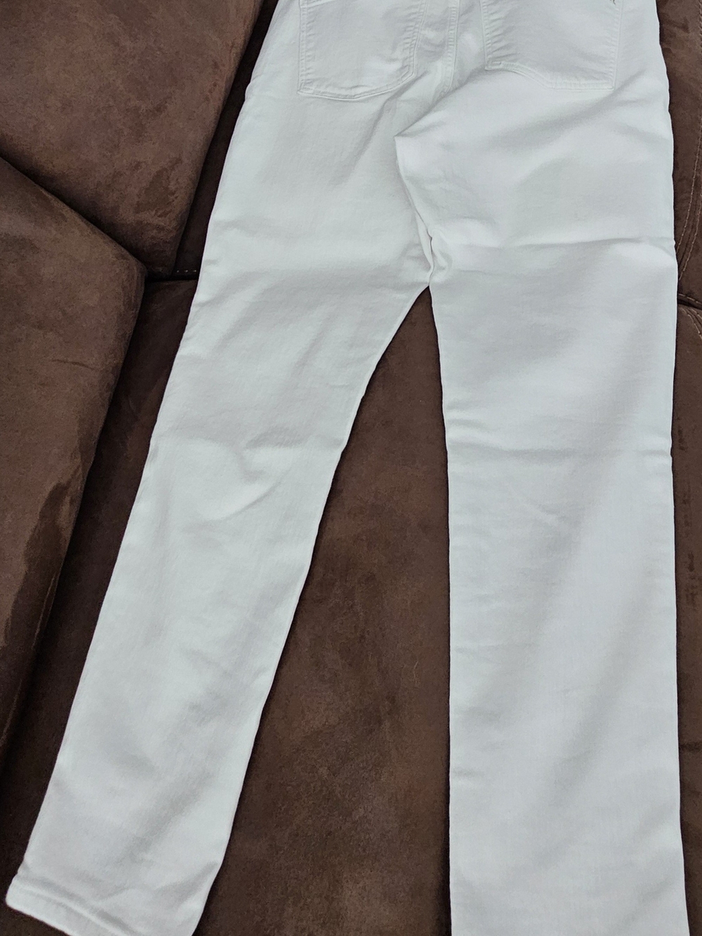Madewell High Rise Skinny Crop Jeans Womens 32 White Button Fly - Picture 8 of 16